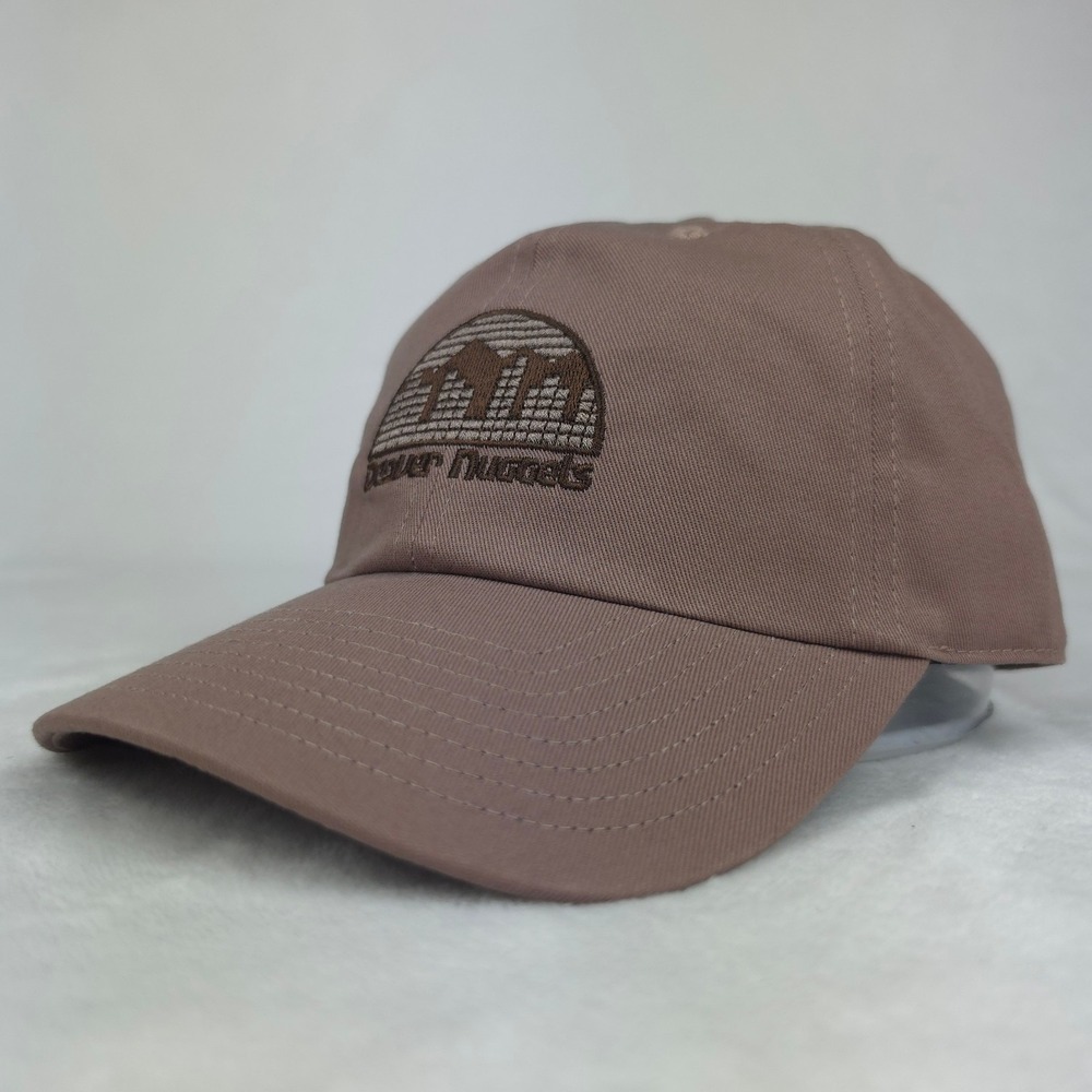 Denver Nuggets Mitchell & Ness Dad Hat Cap Embroidery Logo Chocolate Brown New - Picture 7 of 8
